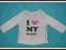 D1331 Mothercare Szara bluzeczka I Love Daddy 62