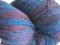 estońska wełna 100%, 2 ply, blue lilla 400m/100g
