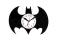 Zegar ścienny Batman wykonany z płyty winylowej