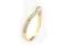 Pierścionek zaręczynowy - złoty~kształt serduszka