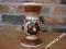 brązowy wazon * fajans *