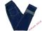 LEGGINSY-jeans kieszonki granat 116 ociepl WYPRZED