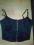 bralet gorset cyrkonie czarny new look