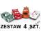 Autka CARS MCQUEEN, ZYGZAK, SEAN  ZESTAW 4 szt.