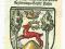znaczek herb Piaski p. Gostyń - Sandberg ok. 1910r