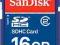 Karta Pamięci - SDHC SanDisk 16GB -Gwarancja 5 lat