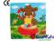 Puzzle drewniane solidne 16 el. Piesek CE