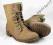 BOTKI WORKER buty military wiosna r36 SKÓRA khaki