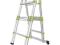 Drabina drabiny aluminiowa stojak aluminiowy 2 w 1