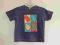 Granatowy T-shirt z lodami 12-18 m * 80cm