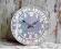 ZEGAR ŚCIENNY RETRO VINTAGE SHABBY NA PREZENT 34CM ZEGAR ŚCIENNY RETRO VINTAGE SHABBY NA PREZENT 34CM
