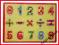 *PUZZLE - UKŁADANKA z uchwytem CYFERKI*