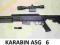 KARABIN ASG BROŃ PISTOLET AIR SOFT GUN KULKI 67cm