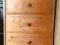 Komoda drewniana, 5 szuflad, sosna patynowana
