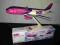 Wizz Air NOWY Model Airbus A320 Skala 1:200