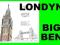 NAKLEJKA BIG BEN, TOWER BRIDGE, LONDYN, PREZENT!!