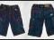 jeansowe spodnie rybaczki junior roz. 104 cm