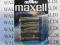 MAXELL BATERIE ALKALINE LR6 1,5V AA 4SZT.BL.