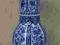 PIEKNY WAZON BIAŁO-NIEBIESKI. DELFT.SYGNOWANY 30cm