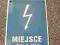 Szyld emaliowany MIEJSCE PRACY 21x15