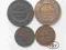 Rosja Zestaw Monet 3 i 1 Kopiejki Różne Roczniki