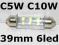 ŻARÓWKA C5W C10W RURKOWA 6 LED DIODOWA SMD DIODY