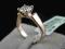 ekskluzywny pierścionek zaręczynowy 18kr GP CUDO