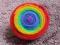 BROSZKA TĘCZOWE KOŁO- FILC