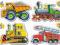PUZZLE EDUKACYJNE POJAZDY UKŁADANKA WYPRZEDAŻ