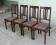 Komplet 4 krzeseł  ___ po renowacji ___