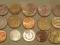 Zestaw monet zagranicznych 15 sztuk