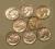 USA zestaw monet ONE DIME - 8 sztuk.