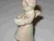 PORCELANOWA FIGURKA - MALEŃKI ŚWIECZNIK NA TORT