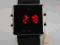 ZEGAREK LED - CZERWONY WYŚWIETLACZ ELEGANCKI