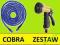 Ferro COBRA wąż ogrodowy rozciągliwy 5- 14m ZESTAW
