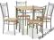 Zestaw Stół+4 krzesła   FIT, firmy Signal, od ręki