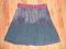 ŚLICZNA SPÓDNICZKA DŻINSOWA Z PASKIEM rozm. 152