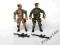 Zestaw wojsko DUŻE żołnierzyki figurki wojna 2szt.
