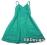 FX052 Zielona haftowana sukienka NEXT 140