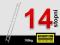 drabina domowa 1x14 stopni stopniowa tgdj