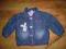 ŚLICZNA KURTKA JEANSOWA OCIEPLANA DISNEY 74 CM