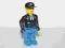 **JS19**LEGO JACK STONE FIGURKA LUDZIK POLICJANT*