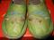 SKÓRZANE KAPCIE DLA DZIEWCZYNKI - r.17 - UŻYWANE!