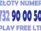 732 90 00 50 * ZŁOTY NUMER PLAY NA KARTĘ FREE LTE