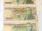 banknot 5000 zł  3 sztuki 1982 1988 DN  DD  DZ