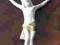 Piękny Ceramiczny Jezus Krucyfiks