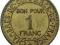 FRANCJA 1 FRANK 1922 ROK st.3+