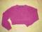 Fioletowy sweterek - bolerko MANAI z kaszmirem 104