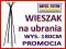 Wieszak wolnostojący stojący na ubrania odzież CZA