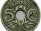 FRANCJA 5 CENTIMES 1923 ROK